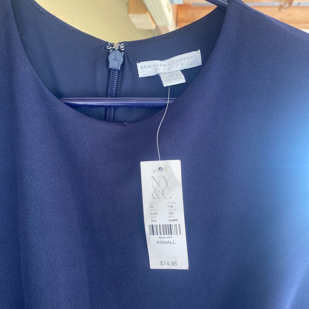 Brand new never worn navy blue jumpsuit